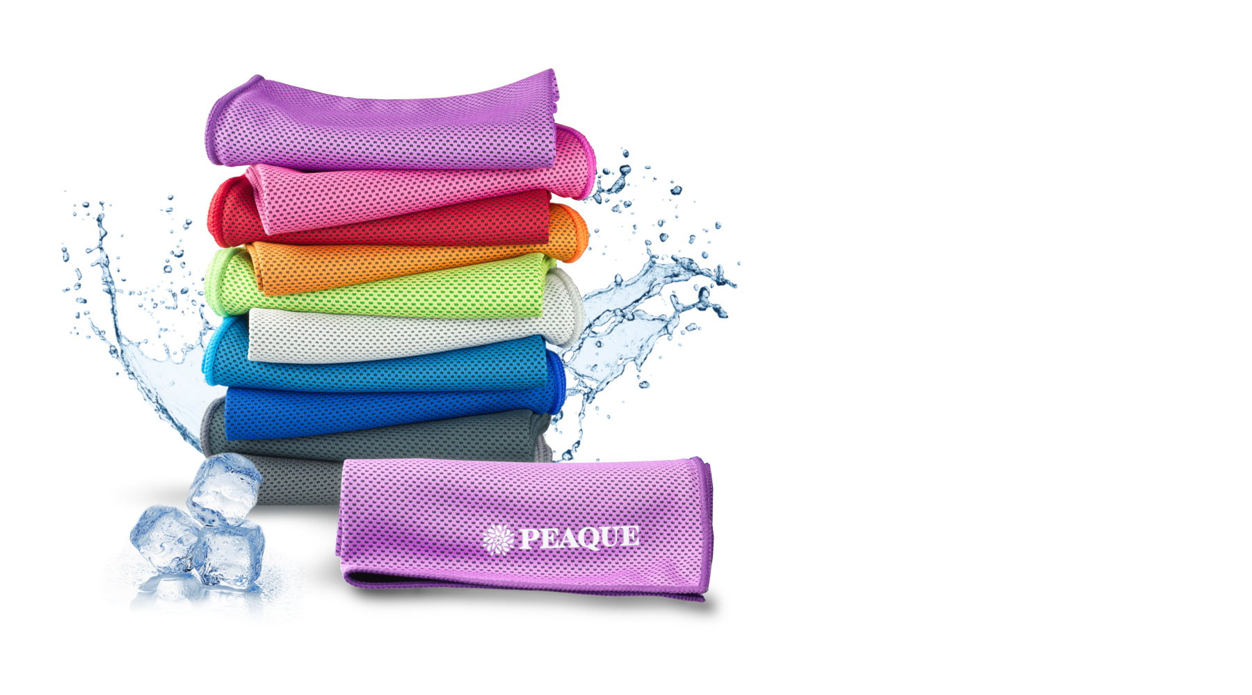 PEAQUE Fitness-Handtücher aus Reise- Hightech-Mikrofaser - &