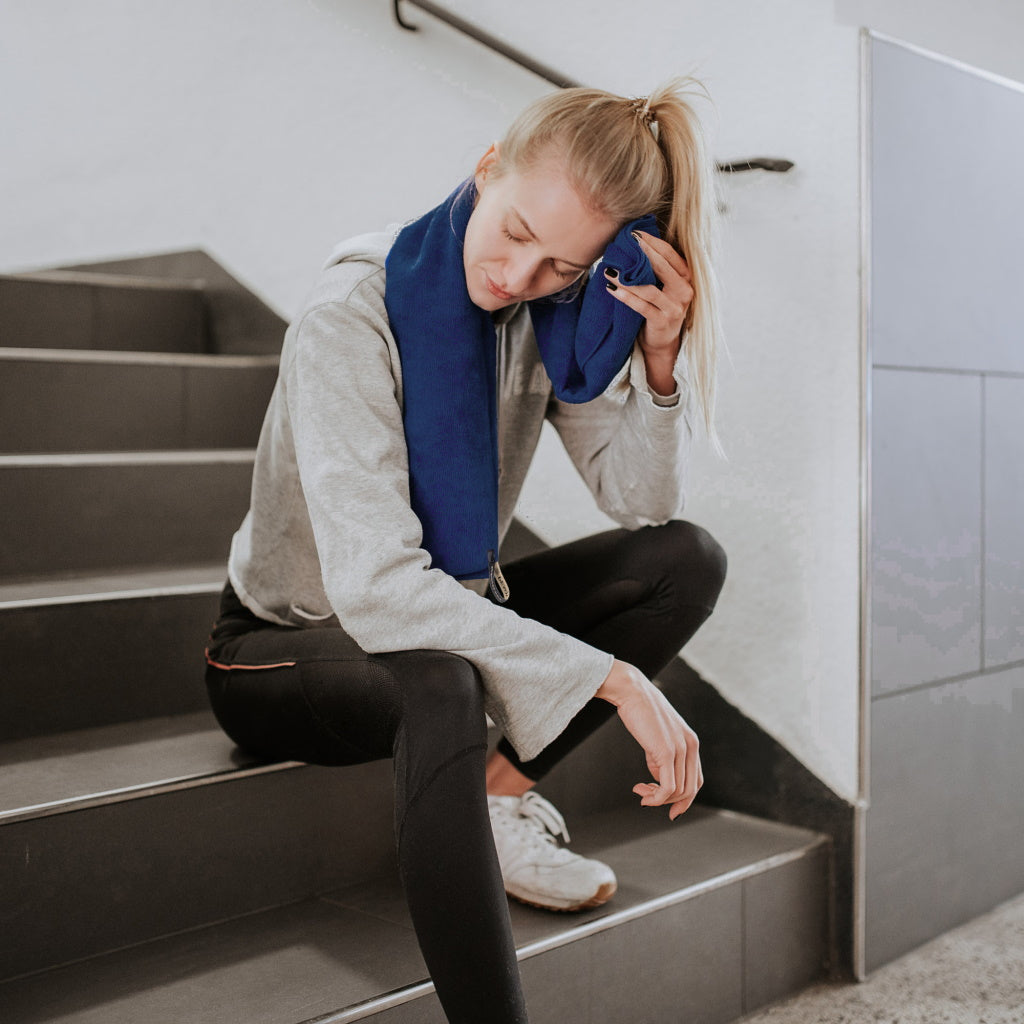 PEAQUE Mikrofaser-Frottee-Handtuch für Jogging und Fitness